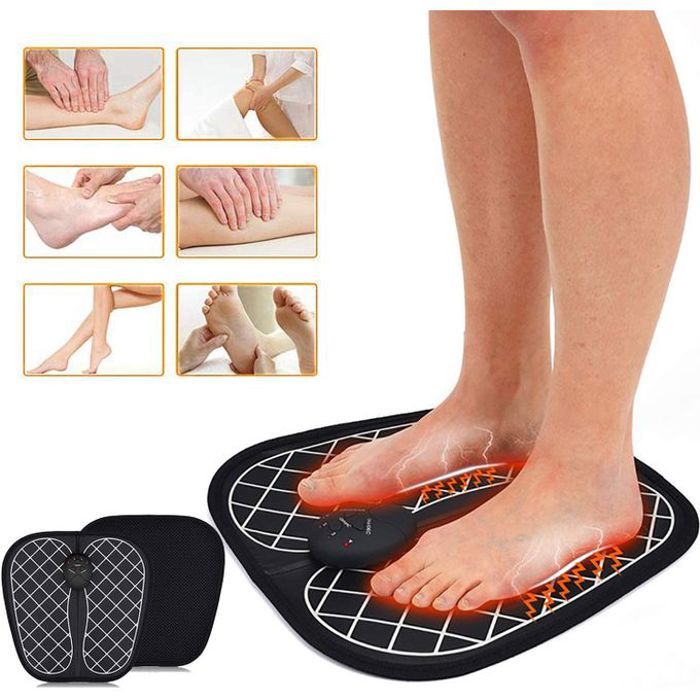 Tapis de massage vibrant ems pour pieds et jambes