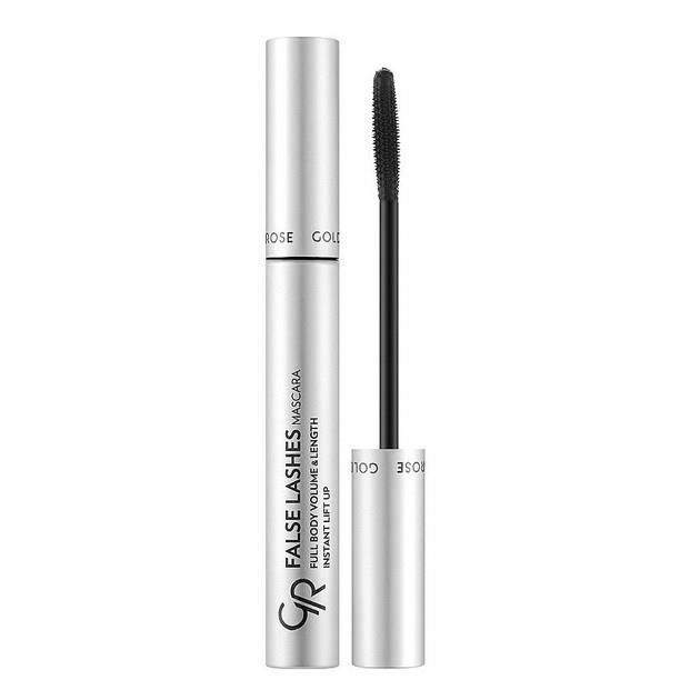 Mascara - GOLDEN ROSE - False Lashes - Effet faux-cils - Pigments ultra noirs - Brosse silicone