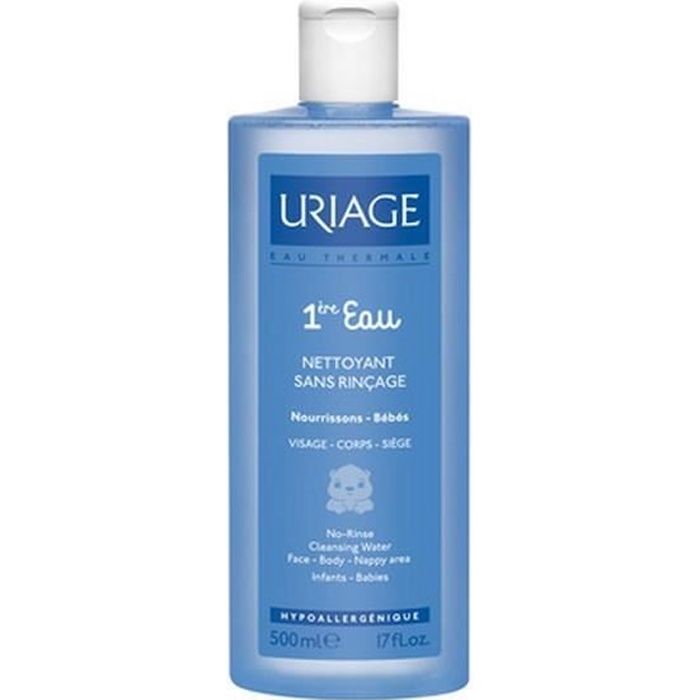 Eau Nettoyante - Uriage - Bébé 1ère Eau Nettoyante - 500ml - Hypoallergénique - Douceur