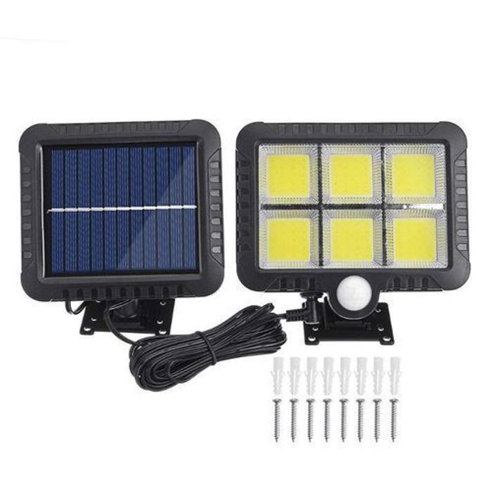 Lampe solaire Projecteur haute performance avec détecteur de mouvement 5 m