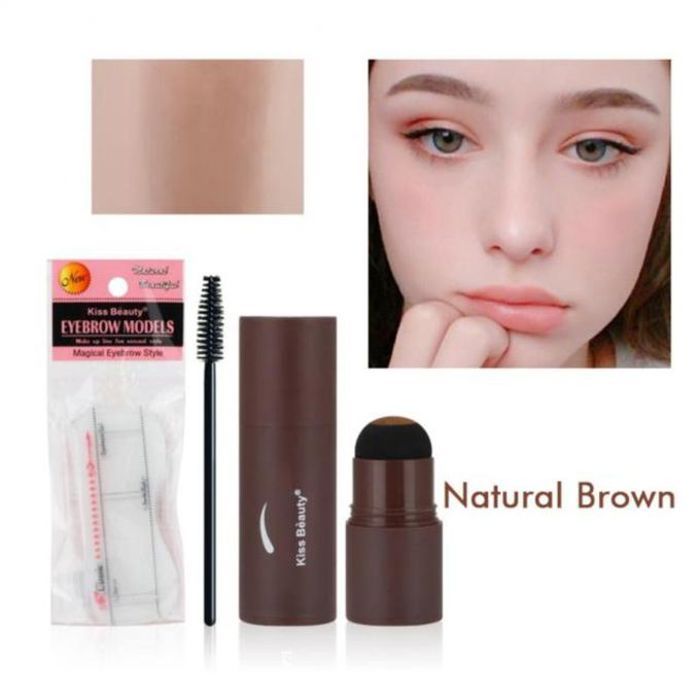 Kiss beauty sourcils marron naturel