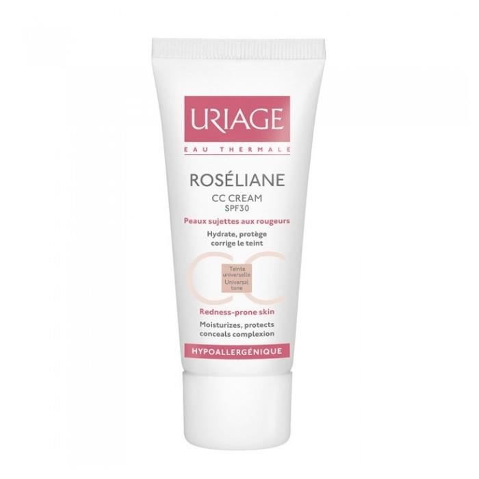 CC Cream SPF30 - Uriage - Roséliane - Hypoallergénique - 40ml