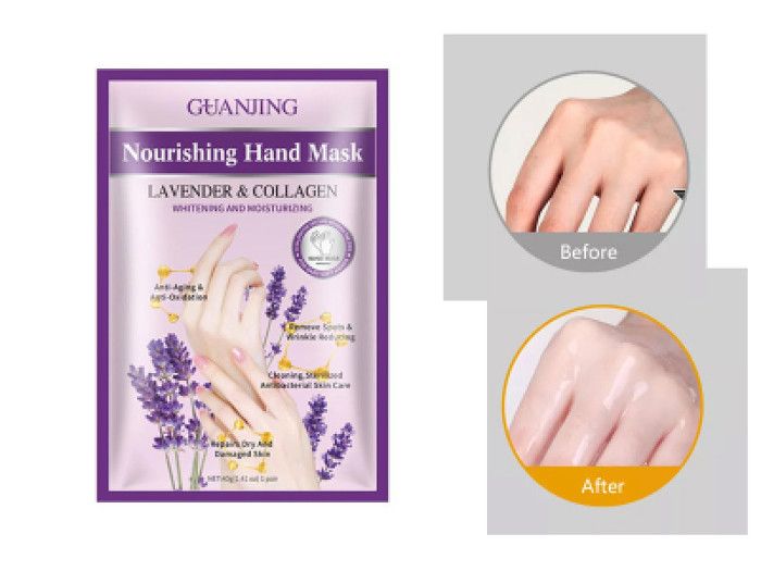 Guanjing Masque exfoliant pour les mains
