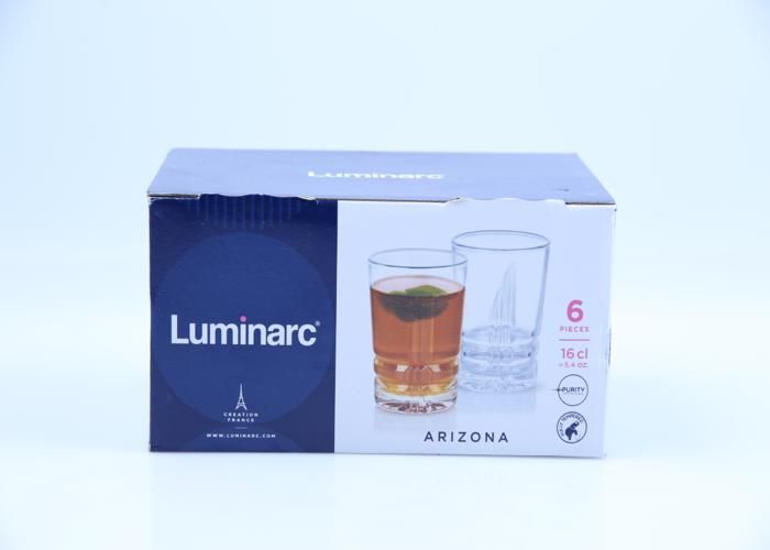 Verres à thé - LUMINARC - Arizona - 16 cl - Élégance - Chic - Cylindrique