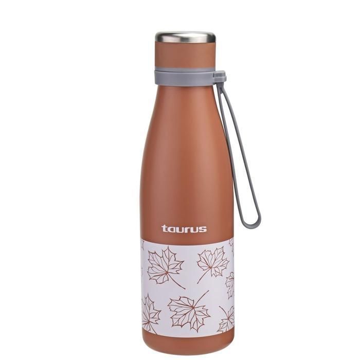Bouteille isotherme - Cola - 0.55 L - Acier inoxydable - Écologique - Orange