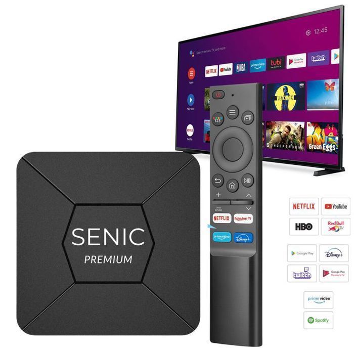 TV box android Senic SC-500 Premium – Expérience 4K sous Android 14