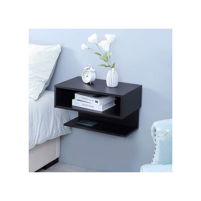 Table de Chevet Modulaire -Étagère flottante pour table de nuit murale
