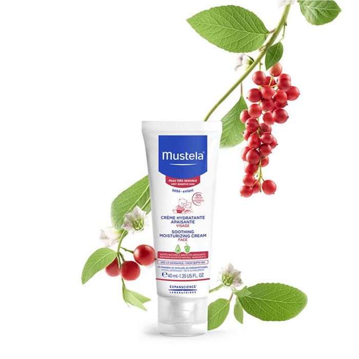 Crème Hydratante Apaisante - MUSTELA - 40ML - Peau Très Sensible - Protection - Confort