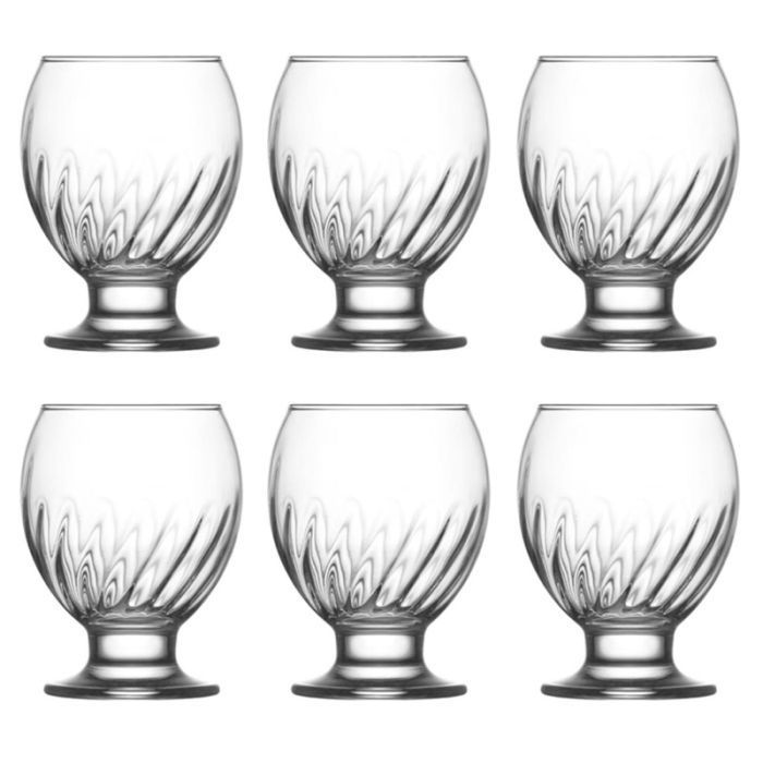 Verre à pied - LAV - Nectar Optikli - 280 cc - Lot de 6 - Compatible lave-vaisselle