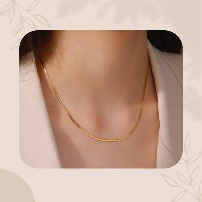 Collier - Kasbah - Acier inoxydable - Femme - Adulte - Bijou élégant