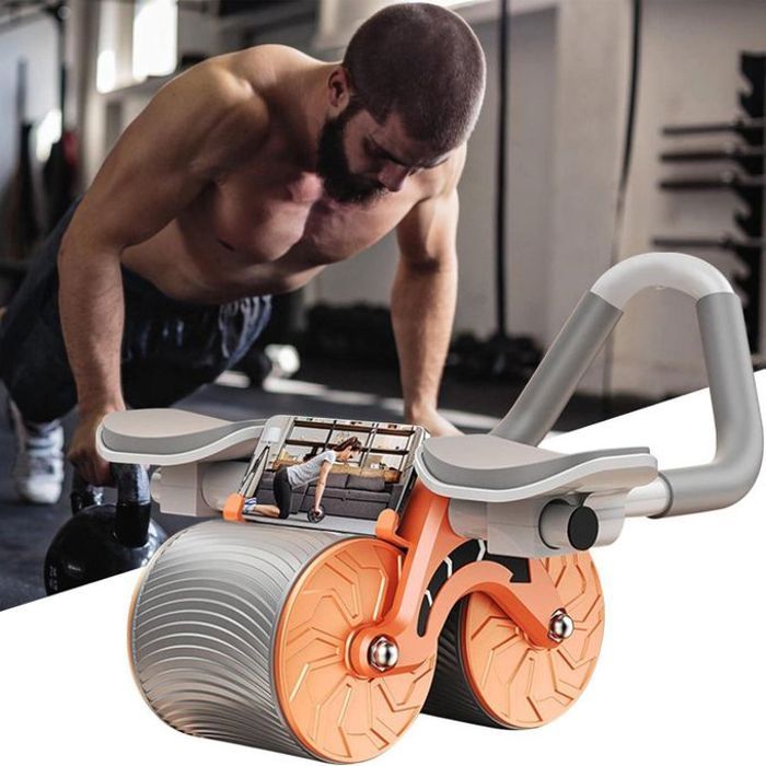 Roue abdominale à rebond automatique, entraîneur abdominal pour la maison