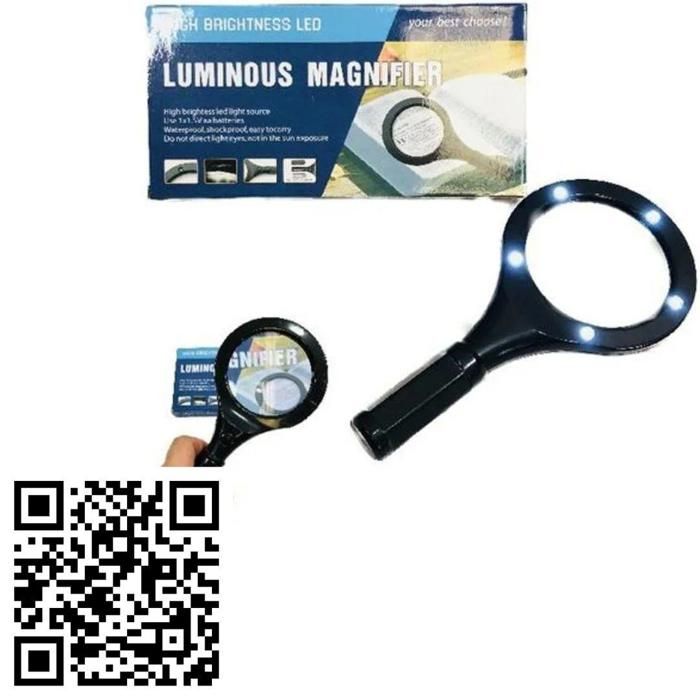Loupe LED Haute Luminosité pour Bijoux, Aide à la Lecture pour Personnes Âgées