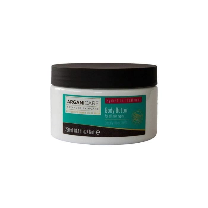 Soin avant rasage - Arganicare - 250 ml - Tous types de peau - Sans parabène - Adoucissant