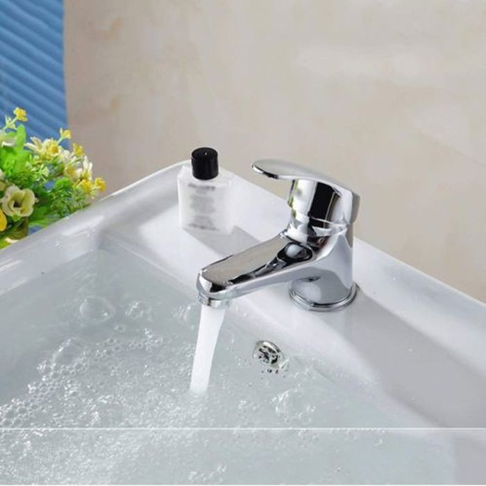 Mitigeur de lavabo - Haute qualité - Laiton - Sans fuite - Sans rouille - Cartouche céramique