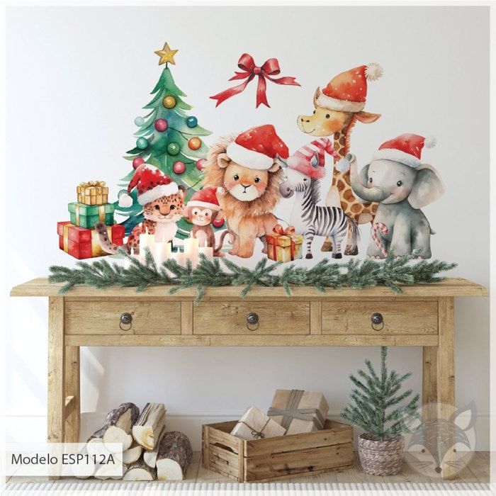 christmas wall decal, holiday decor,  mantle decor,  gift, tree sign