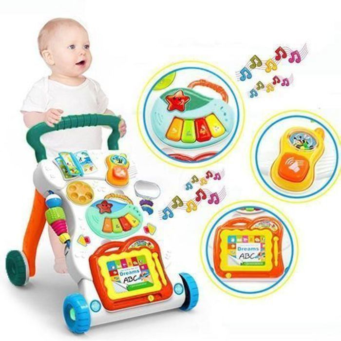 TROTTEUR de Marche Baby Walker Marcheur Bébé - Multifonctionnel/