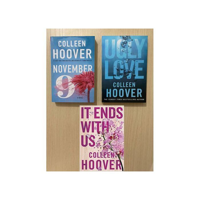 Ensemble de livres - Colleen Hoover - November 9, Ugly Love, It Ends with Us - Romance - Fiction contemporaine
