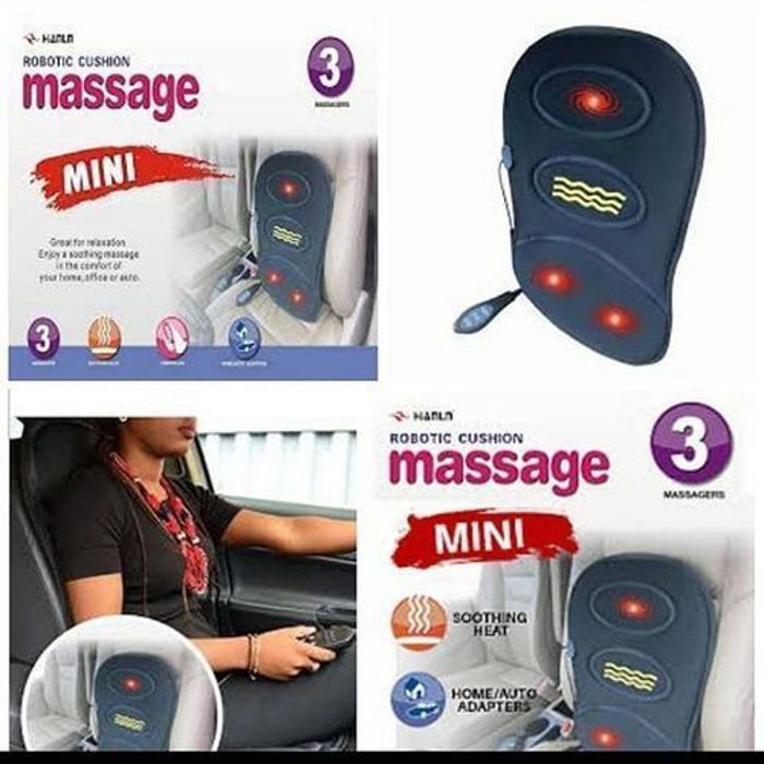 Coussin de Massage Électrique - Smart - Mini - Infrarouge - 3 Moteurs - Commande Ergonomique
