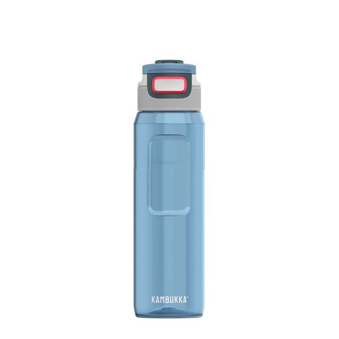 Gourde en Tritan KAMBUKKA - 1L - Anti-tâches et Odeurs - Lavable au Lave-vaisselle - Niagara Blue