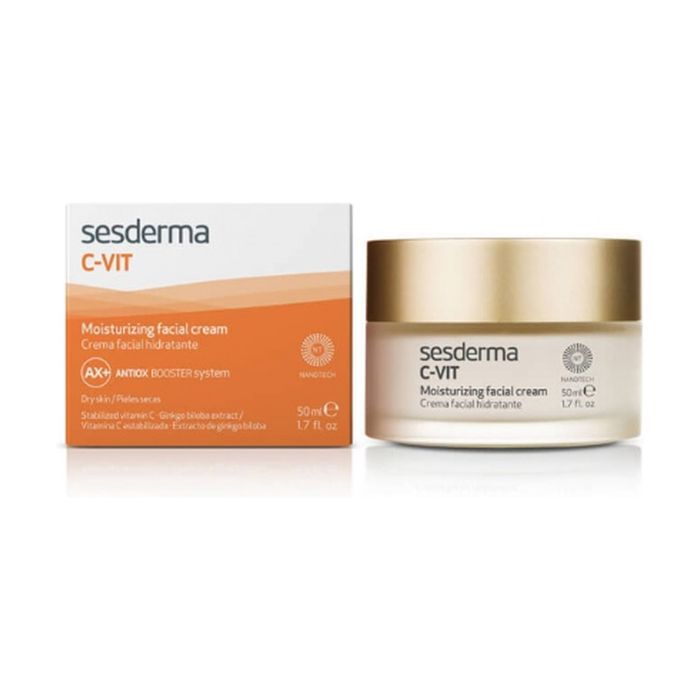 Crème Pour Le Visage - MARQUE - C-Vit - Hydratante - Tous types de peau - Texture Crème