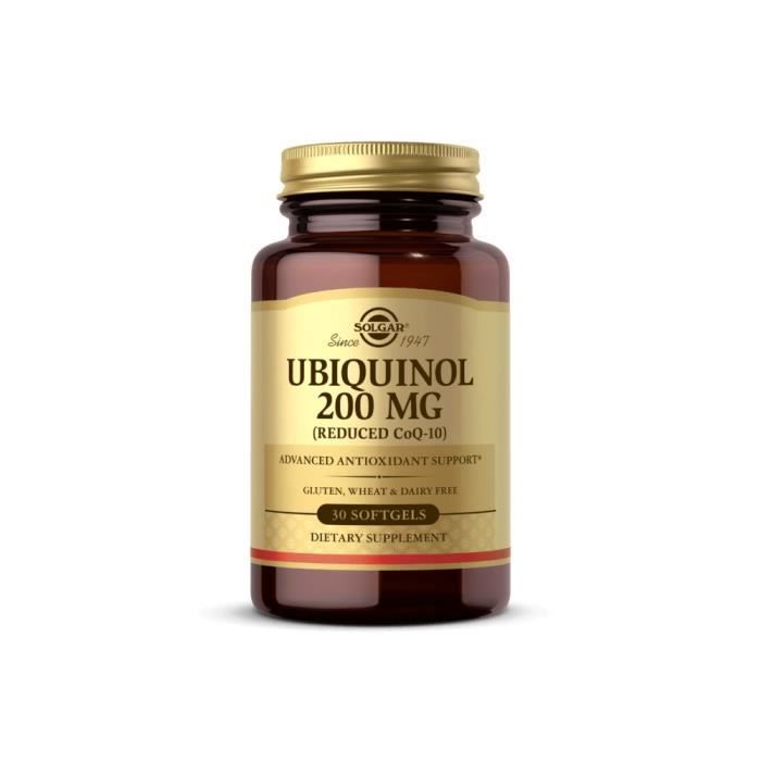 Compléments alimentaires Ubichinol Q10 Kaneka 200 MG BI8023 , Solgar,