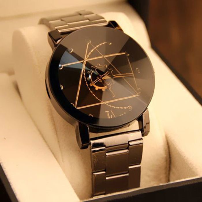 Montre Analogique Quartz femme - NOIR