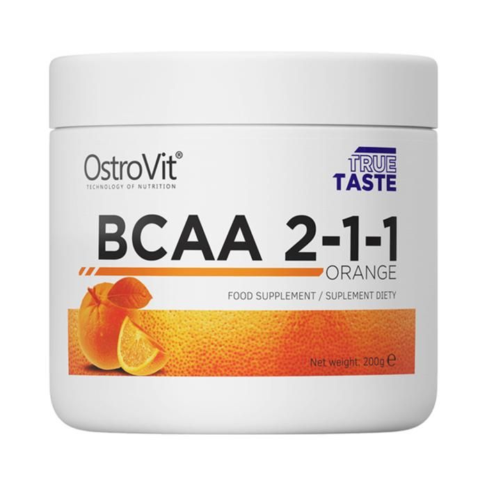 BCAA 2:1:1 200g Orange OstroVit Acides Amines - BCAA