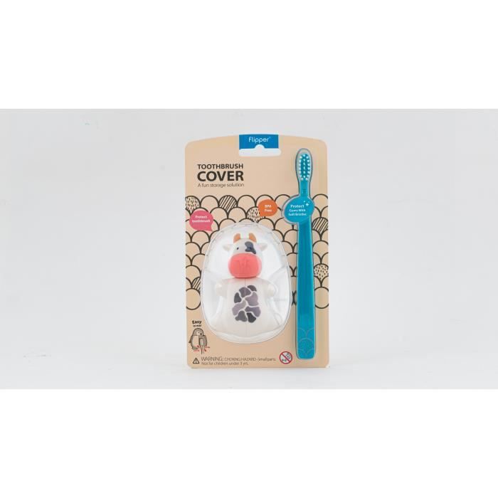 COUVERCLE BROSSE A DENT COMBO - VACHE