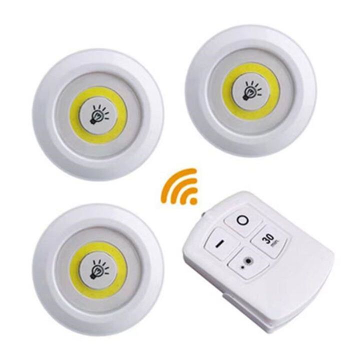 Ensemble de lumières LED - 3 pièces - Température de couleur 6000K - Design industriel - Éclairage intérieur