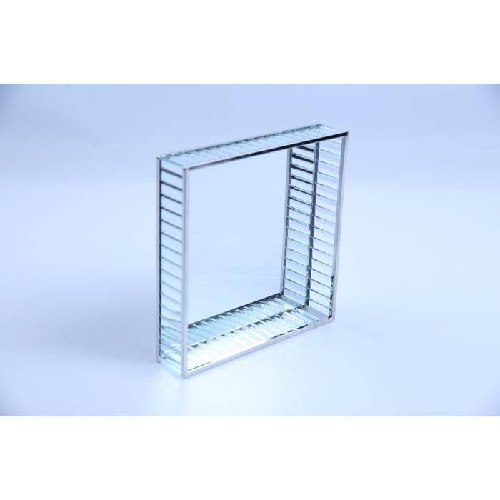 Plateau - GENERIC - MW027573 - Argenté - 20cm - Carré