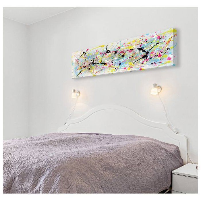 Tableau Décoratif - GENERIC - Multicouleur - 1.10m x 40cm - Abstrait - Contemporain