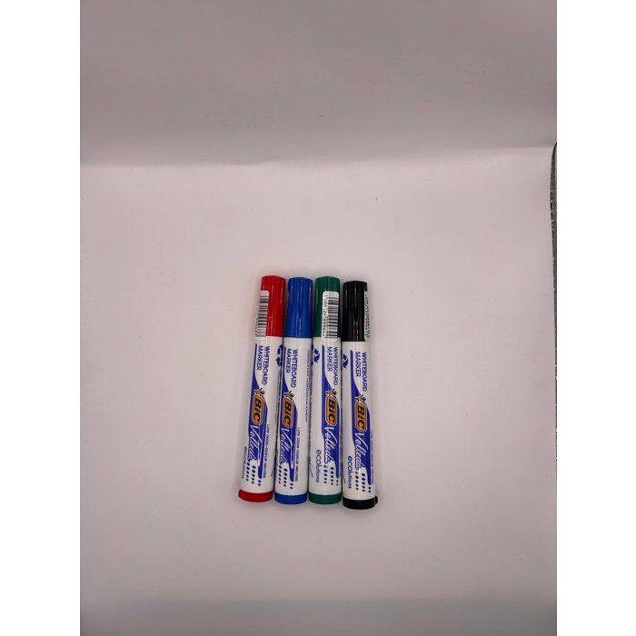 PACK Marqueur effaçable Bic Velleda (ROUGE,BLEU,VERT,NOIR)