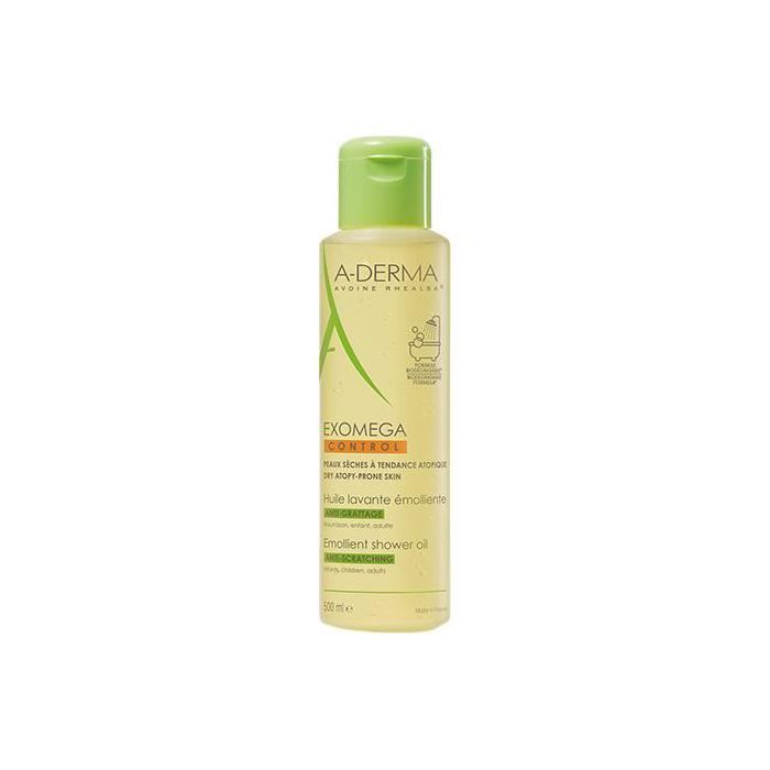 Huile Nettoyante - A-DERMA - Exomega Control - 500ml - Hypoallergénique - Mixte