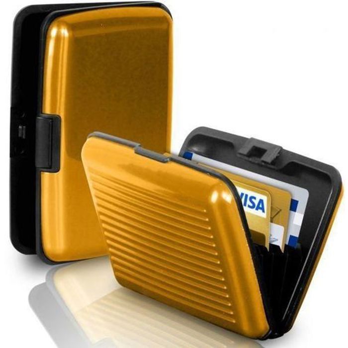 Porte Cartes et Billets - Gold - Aluminium - Argent - Jaune - Mixte