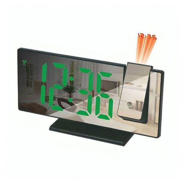 Réveil à projection 3D, Horloge miroir à LED DS-3815LP