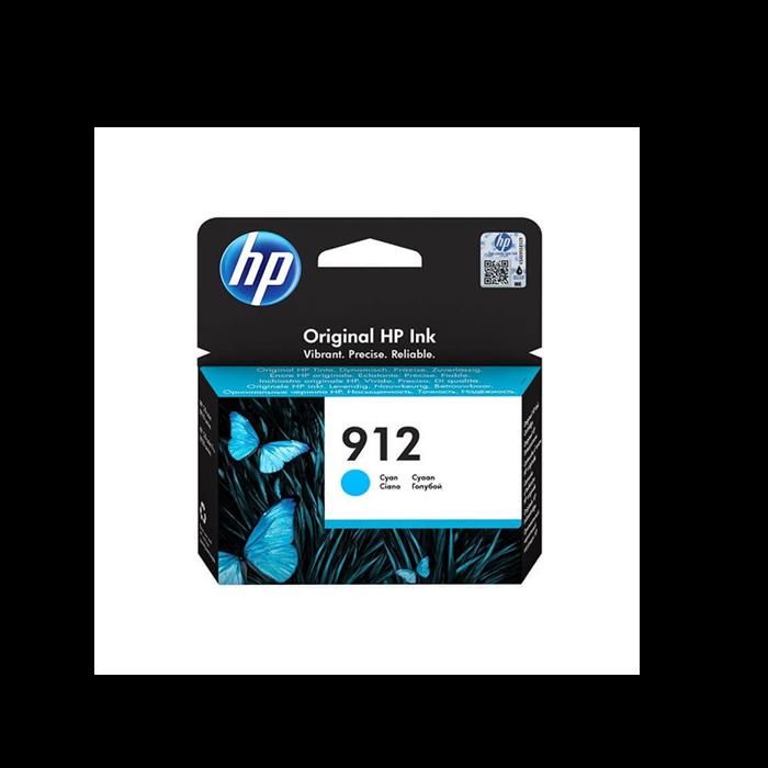 HP 912 Cyan Original Ink Cartridge Pour OJ 8023