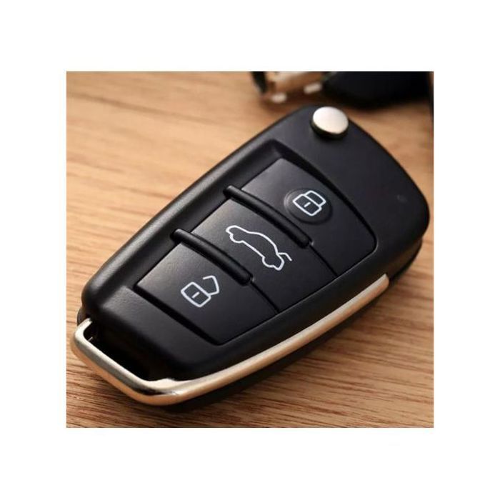 Coque de protection pour clé de voiture à 3 boutons - Pour Audi