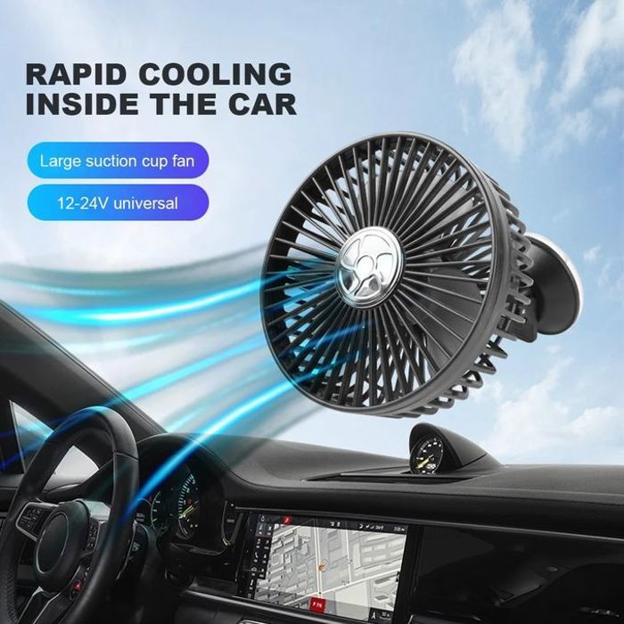 Ventilateur clip voiture