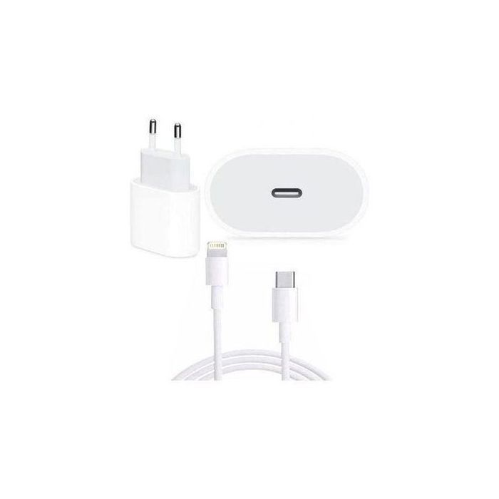 Chargeur - PD - 35W - Charge rapide - Compatible iPhone 8 à 14 - Protection intégrée