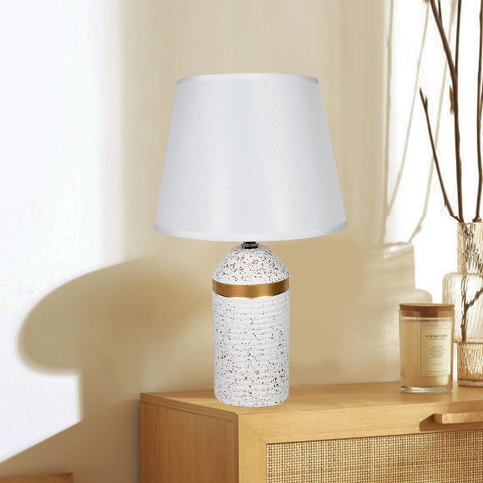Lampe en céramique - PASSION - JASANA LIGHT GOLD - Multicolore - Élégance - Chic