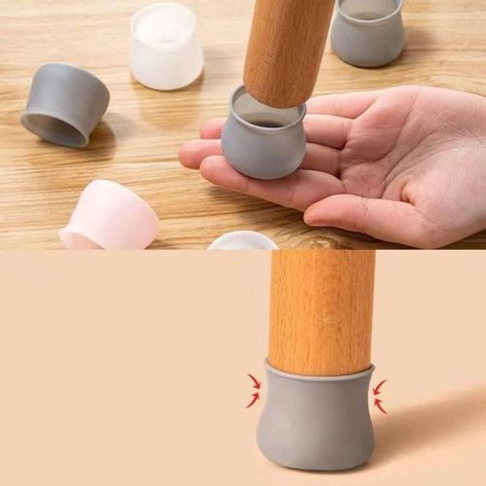 Tampons pour meubles - Noname - Silicone - Antidérapants - Résistants à l'usure - Universels