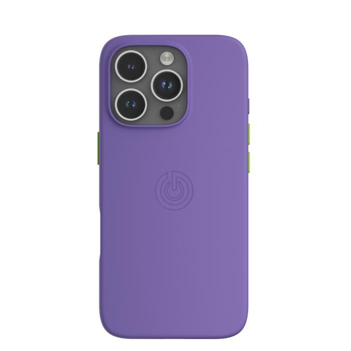 Coque iPhone 16 Pro - Goui - Violet - Protection chocs - Design ergonomique - MagSafe