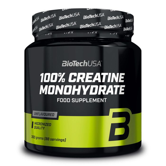 Créatine BioTech USA - 100% Creatine Monohydrate - Saveur neutre 300g