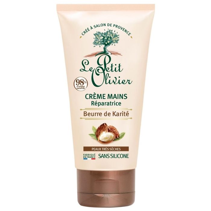 Crème Mains - Le Petit Olivier - Beurre de Karité - Sans Parabène - 100 ml - Texture Crème