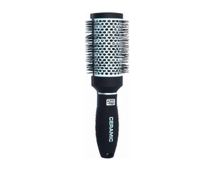 Brosse Ronde - DENMAN - PRO-TIP CERAMIC 33MM - Revêtement Céramique - Volume - Boucles Souples