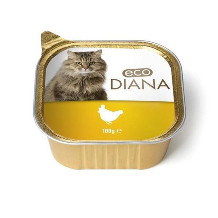 Diana Pâté pour chat - poulet 16 unités x 100g