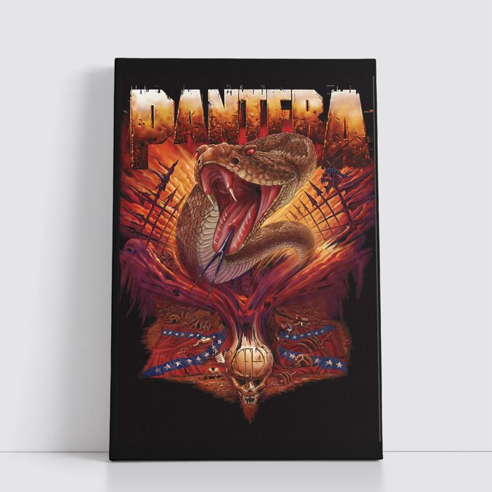 Tableau Rock sur Toile – Affiche Murale 25x40 cm Groupes de Rock Légendaires et Modernes 366