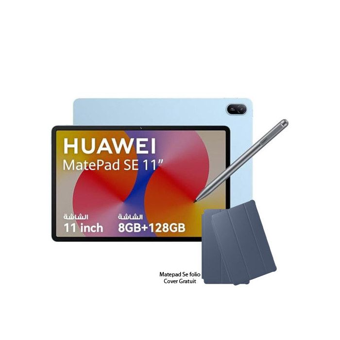 Tablette HUAWEI MatePad SE 11" - 8GB RAM - 128GB - M-Pen Lite inclus - WiFi uniquement - Couleur bleue