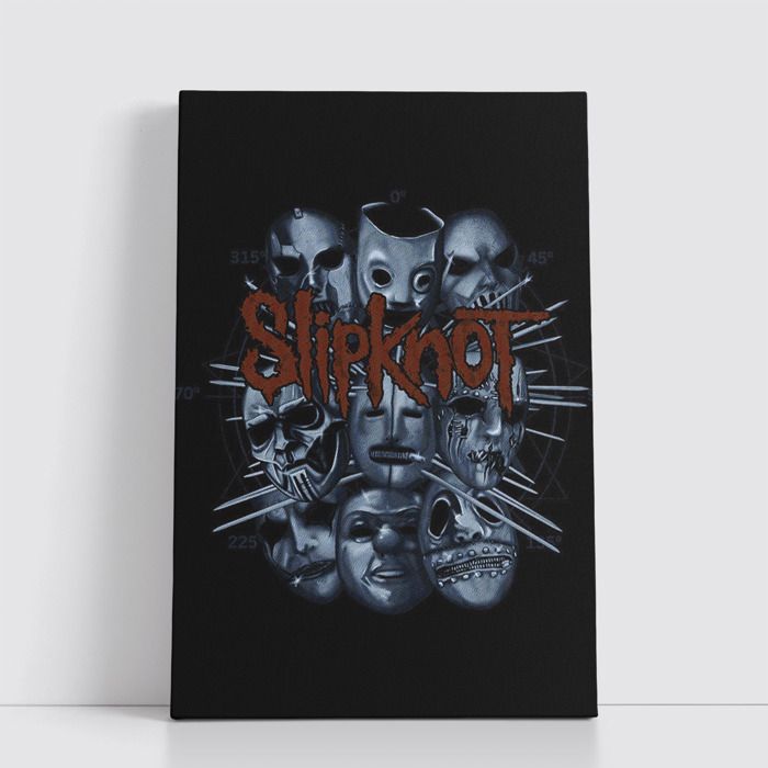 Tableau Rock sur Toile – Affiche Murale 25x40 cm Groupes de Rock Légendaires et Modernes 463