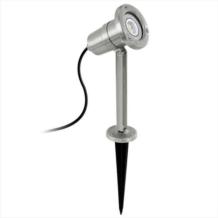 Lampadaire Eglo pour extérieurs en acier inoxydable